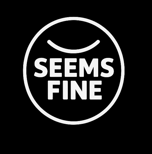 Seems Fine circular brand mark